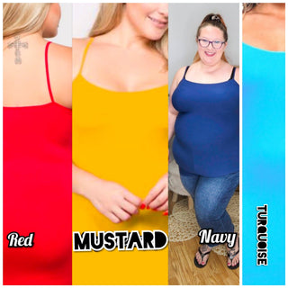 Cami Strap Long Tank (12 Colors)-5- Year Round Underlayers-dynamic fashion-Styled by Stacked - A Plus Size Women's Boutique in Lakeville, MN