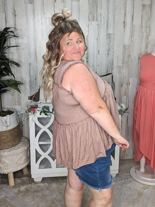 Candace Ultimate No-Cling Flowy Tiered Tank (7 Colors)-1- ShortSlv/Slvless Tops-KORI-Styled by Stacked - A Plus Size Women's Boutique in Lakeville, MN