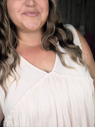Candace Ultimate No-Cling Flowy Tiered Tank (7 Colors)-1- ShortSlv/Slvless Tops-KORI-Styled by Stacked - A Plus Size Women's Boutique in Lakeville, MN