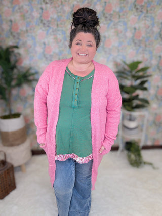 Carlie Striped Tank w/Floral Accent-1- ShortSlv/Slvless Tops-WHITE BIRCH-Styled by Stacked - A Plus Size Women's Boutique in Lakeville, MN