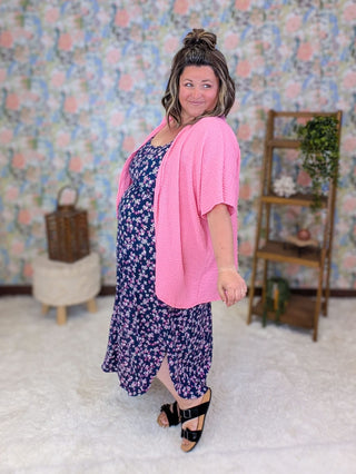 11- Dress/Romp/Jump Catie Perfect Scooped Midi Dress in Florals plus size clothing