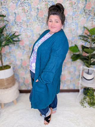 Celeste Slouchy Sweater Cardigan in Solids-4- Overlayer Tops-Davi and Dani-Styled by Stacked - A Plus Size Women's Boutique in Lakeville, MN