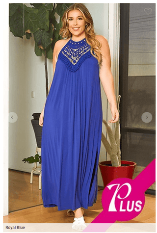 Charlee Crochet Top Maxi Dress (4 Colors)-11- Dress/Romp/Jump-CY fashion-Styled by Stacked - A Plus Size Women's Boutique in Lakeville, MN