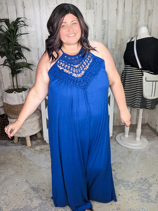 Charlee Crochet Top Maxi Dress (4 Colors)-11- Dress/Romp/Jump-CY fashion-Styled by Stacked - A Plus Size Women's Boutique in Lakeville, MN