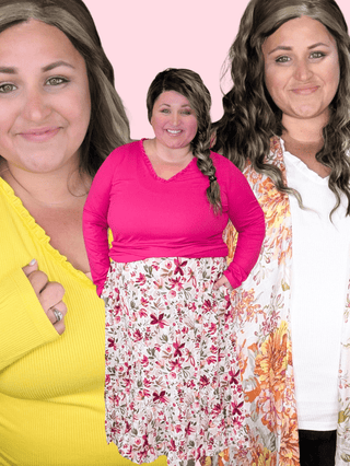 Cherlyn Lettuce Hem Ribbed Long Sleeve Top (4 COLORS)-2- Long Sleeve Tops-WHITE BIRCH-Styled by Stacked - A Plus Size Women's Boutique in Lakeville, MN
