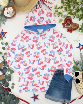 PHC Patriotic Cherries Pullover w/Blue Accents