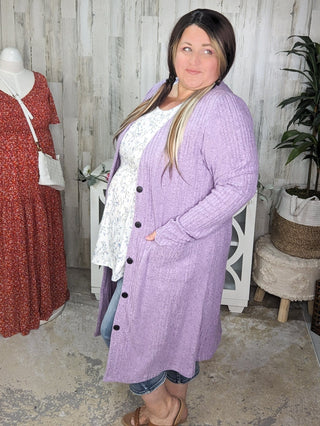 Colbie Ribbed Knit Lightweight Duster (4 colors)-7- Year Round Basic Tops-Michelle Mae-Styled by Stacked - A Plus Size Women's Boutique in Lakeville, MN