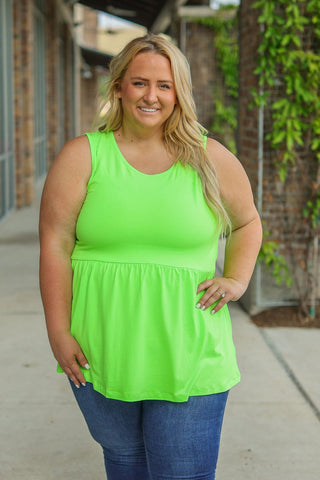 Cole Scoopneck Mini Ruffle Tank in Solids (11 colors)-1- ShortSlv/Slvless Tops-Michelle Mae-Styled by Stacked - A Plus Size Women's Boutique in Lakeville, MN
