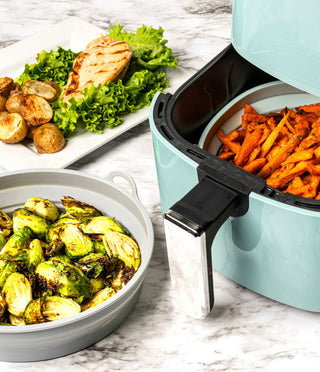 ***Collapsible Silicone Air Fryer Basket (2 shapes)-12- Accessories & Gifts-DM Merchandising-Styled by Stacked - A Plus Size Women's Boutique in Lakeville, MN