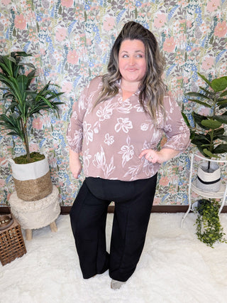 Cynthia Pull On Wide Straight Leg Pants in Solids-10- Bottoms Non-Denim-Heimish-Styled by Stacked - A Plus Size Women's Boutique in Lakeville, MN