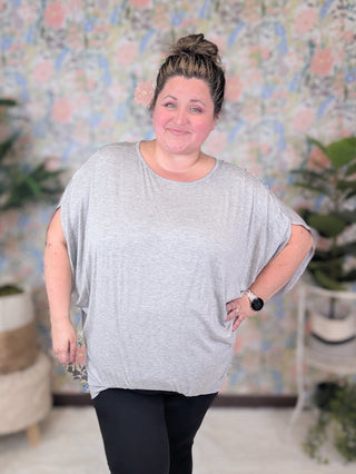 Darcy Luxe Dolman Top- SELECT SOLIDS-1- ShortSlv/Slvless Tops-MICHELLE MAE-Styled by Stacked - A Plus Size Women's Boutique in Lakeville, MN