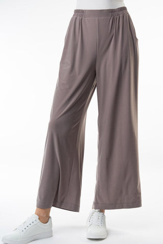 Davina Wide Leg Pull On Pants w/Pockets-10- Bottoms Non-Denim-WHITE BIRCH-Styled by Stacked - A Plus Size Women's Boutique in Lakeville, MN