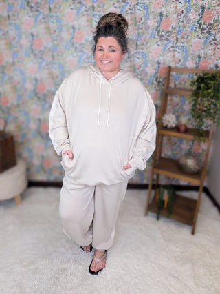 10- Bottoms Non-Denim Deena Scuba Knit Joggers w/Side Stripe plus size clothing