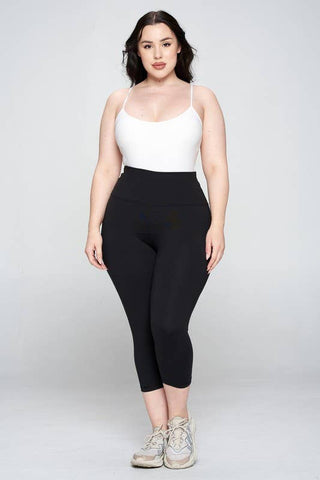 Core Comfort Capri Leggings in Solids