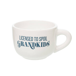 ***Licensed To Spoil Grandkids Oversized Coffee Mug-12- Accessories & Gifts-Totalee Gift-Styled by Stacked - A Plus Size Women's Boutique in Lakeville, MN