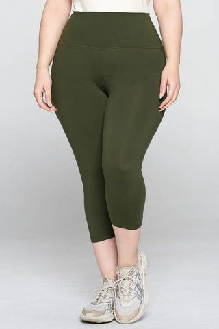 Core Comfort Capri Leggings in Solids