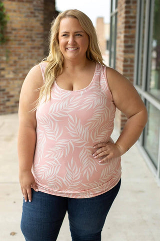 1- ShortSlv/Slvless Tops Elsie Scoopneck Buttery Soft Luxe Tank SELECT PRINT SALE plus size clothing
