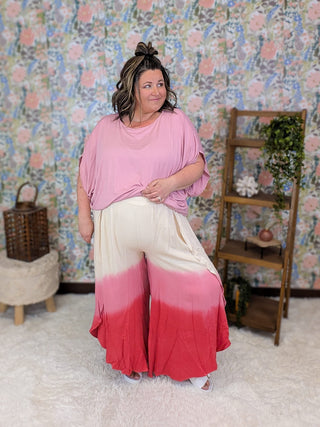 11- Dress/Romp/Jump Enid Flowy Side-Split Beach Pants plus size clothing