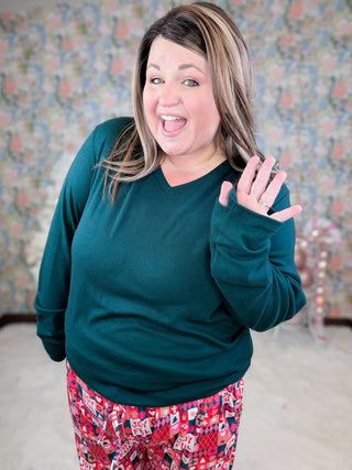 Everett Premium Long Sleeve Layering Top w/Thumbholes (10 COLORS)-2- Long Sleeve Tops-Michelle Mae-Styled by Stacked - A Plus Size Women's Boutique in Lakeville, MN
