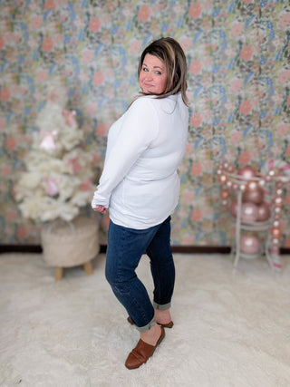 Everett Premium Long Sleeve Layering Top w/Thumbholes (10 COLORS)-2- Long Sleeve Tops-Michelle Mae-Styled by Stacked - A Plus Size Women's Boutique in Lakeville, MN