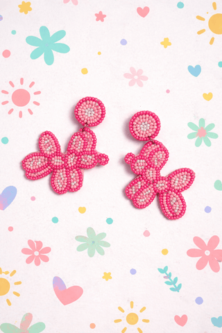 Seed Bead Balloon Animal Earrings***-Stacked - A Plus Size Boutique-Styled by Stacked - A Plus Size Women's Boutique in Lakeville, MN