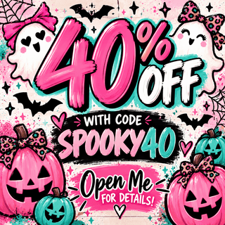 SPOOKY40 - 40% OFF DETAILS INSIDE!***