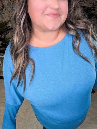 Gracie Boatneck Long Sleeve Dolman (3 colors)-2- Long Sleeve Tops-WHITE BIRCH-Styled by Stacked - A Plus Size Women's Boutique in Lakeville, MN
