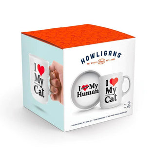 ***I Heart My Cat Mug + Cat Bowl Set-12- Accessories & Gifts-Fred & Friends-Styled by Stacked - A Plus Size Women's Boutique in Lakeville, MN