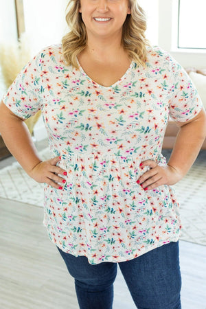 Flatter + Stretch Mini-Ruffle Tees (PRINTS!)