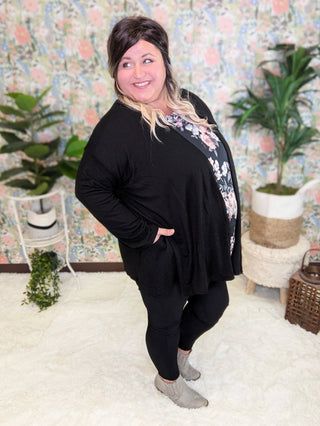 Jeannie Cashmere Soft Draped Front Solid Cardigan-4- Overlayer Tops-WHITE BIRCH-Styled by Stacked - A Plus Size Women's Boutique in Lakeville, MN