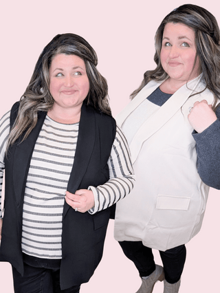 Jenna Vest Blazer w/Pockets (2 COLORS)-4- Overlayer Tops-WHITE BIRCH-Styled by Stacked - A Plus Size Women's Boutique in Lakeville, MN
