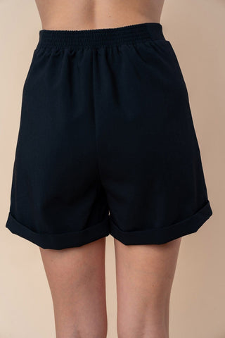 Jennalynn Trouser Shorts in Neutrals-10- Bottoms Non-Denim-WHITE BIRCH-Styled by Stacked - A Plus Size Women's Boutique in Lakeville, MN
