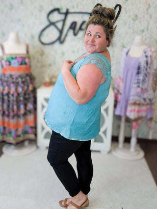 Judy Blue Black Shield Pocket Skinny Jeggings-9- Bottoms Denim-Judy Blue-Styled by Stacked - A Plus Size Women's Boutique in Lakeville, MN