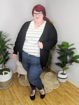 Judy Blue Tummy Control Dark Wash Classic Skinny-9- Bottoms Denim-Judy Blue-Styled by Stacked - A Plus Size Women's Boutique in Lakeville, MN