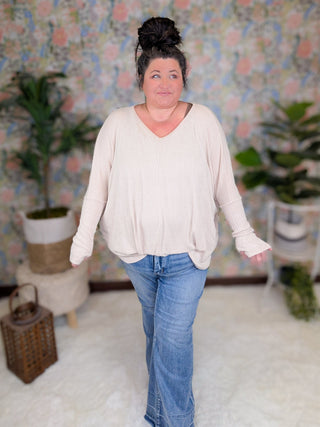 Judy Blue Tummy Control High Rise Released Hem Flare-9- Bottoms Denim-Judy Blue-Styled by Stacked - A Plus Size Women's Boutique in Lakeville, MN