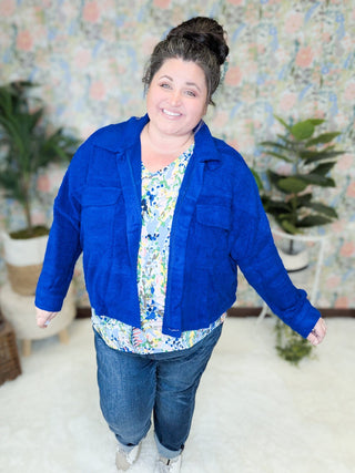 Kayse Vneck Dolman Short Sleeve in Bright Botanicals (3 colors)-1- ShortSlv/Slvless Tops-BE STAGE-Styled by Stacked - A Plus Size Women's Boutique in Lakeville, MN