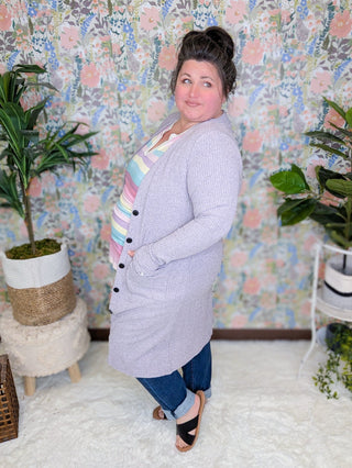 Kelbie Ribbed Duster w/Pockets in Solids (5 colors)-4- Overlayer Tops-MICHELLE MAE-Styled by Stacked - A Plus Size Women's Boutique in Lakeville, MN