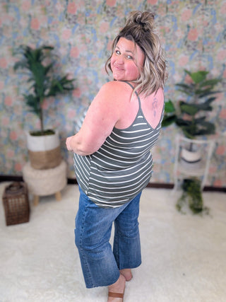 Kenna Reversible Tank in Stripes (6 Colors)-1- ShortSlv/Slvless Tops-ZENANA-Styled by Stacked - A Plus Size Women's Boutique in Lakeville, MN