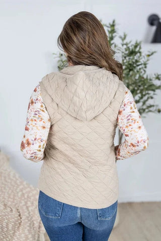 Lissa Premium Lightweight Quilted Vest w/Hood (3 COLORS)-4- Overlayer Tops-MICHELLE MAE-Styled by Stacked - A Plus Size Women's Boutique in Lakeville, MN