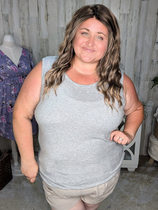 Livi Scoopneck Tank- SELECT SOLIDS-2- Long Sleeve Tops-MICHELLE MAE-Styled by Stacked - A Plus Size Women's Boutique in Lakeville, MN