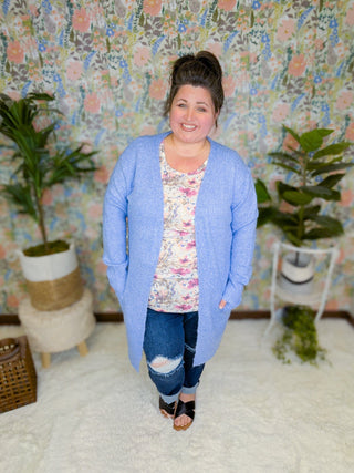 Livi Triple Stretch Scoopneck Tank in Florals (9 Colors)-1- ShortSlv/Slvless Tops-MICHELLE MAE-Styled by Stacked - A Plus Size Women's Boutique in Lakeville, MN