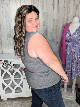 Livi Triple Stretch Scoopneck Tank in Solids (13 Colors)-1- ShortSlv/Slvless Tops-Michelle Mae-Styled by Stacked - A Plus Size Women's Boutique in Lakeville, MN