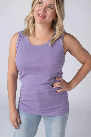 $0 Down Preorder: Livi Triple Stretch Tank (Spring Solids)-1- ShortSlv/Slvless Tops-MICHELLE MAE-Styled by Stacked - A Plus Size Women's Boutique in Lakeville, MN