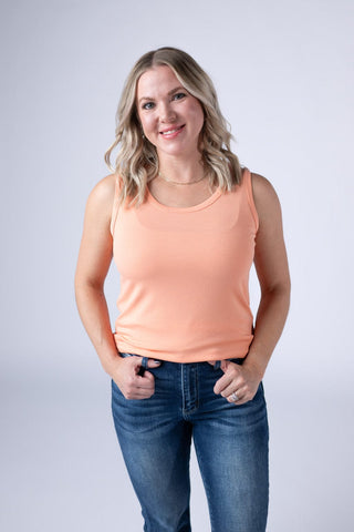1- ShortSlv/Slvless Tops Livi Triple Stretch Scoopneck Tank in Solids (19 Colors) plus size clothing