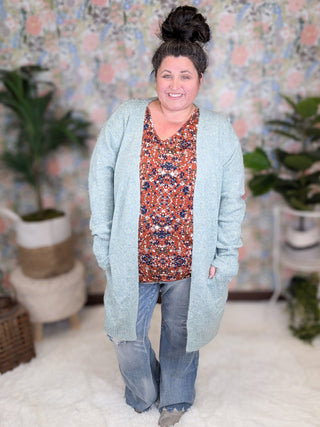 Liza Slouchy Dolman Vneck Top in Confetti Dots-1- ShortSlv/Slvless Tops-BE STAGE-Styled by Stacked - A Plus Size Women's Boutique in Lakeville, MN