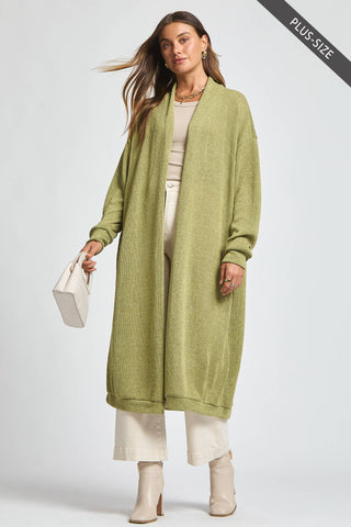 Lois Longline Cardigan (3 Colors)-4- Overlayer Tops-Dear Scarlett-Styled by Stacked - A Plus Size Women's Boutique in Lakeville, MN