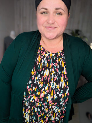 Lucia Tiered Tissue Weight Cardigan (6 colors)-4- Overlayer Tops-BE STAGE-Styled by Stacked - A Plus Size Women's Boutique in Lakeville, MN