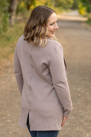 Luxe Sweatshirt Vibe Premium Peacoats (4 Colors)-4- Overlayer Tops-Michelle Mae-Styled by Stacked - A Plus Size Women's Boutique in Lakeville, MN