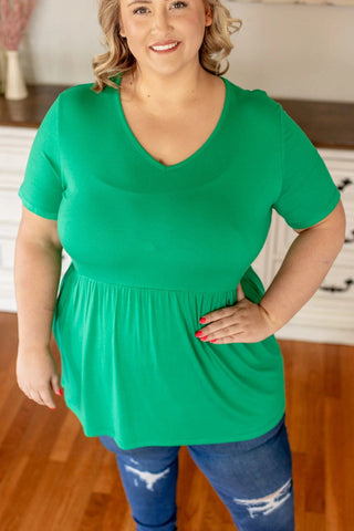 Marissa Short Sleeve Mini Ruffle Tee in Solids (11 colors)-7- Year Round Basic Tops-Michelle Mae-Styled by Stacked - A Plus Size Women's Boutique in Lakeville, MN