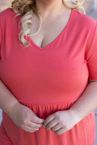 Marissa Short Sleeve Mini Ruffle Tee in Solids (11 colors)-7- Year Round Basic Tops-Michelle Mae-Styled by Stacked - A Plus Size Women's Boutique in Lakeville, MN